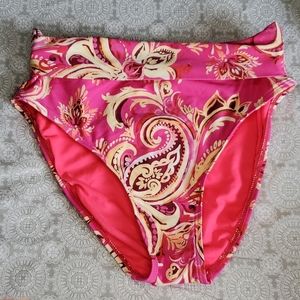 Sunsets Bikini bottoms, pink paisley